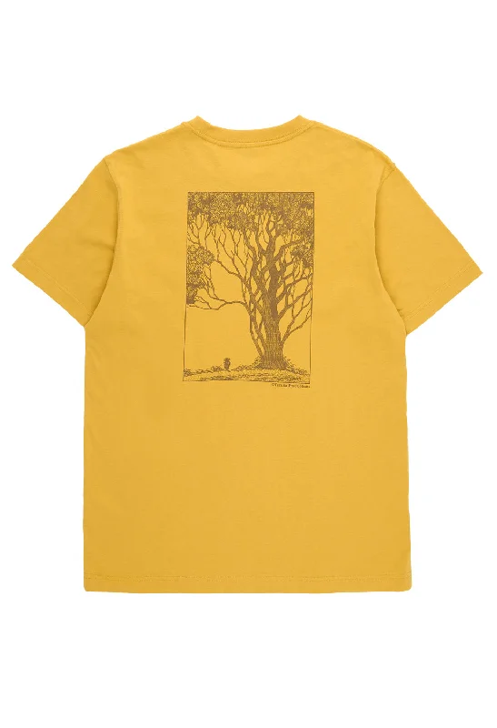 Montbell Pear Skin Cotton Hyakkimaru T-Shirt - Yellow