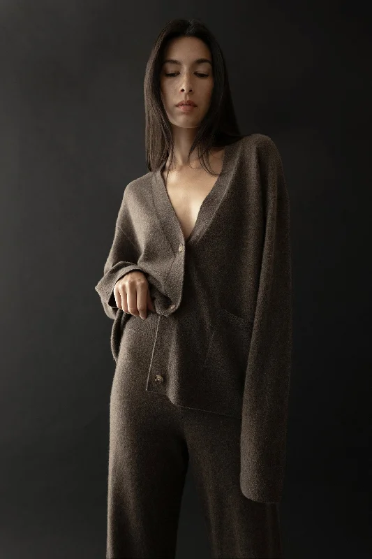 100% CASHMERE CARDIGAN