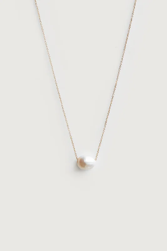 NATURAL PEARL CHAIN NECKLACE