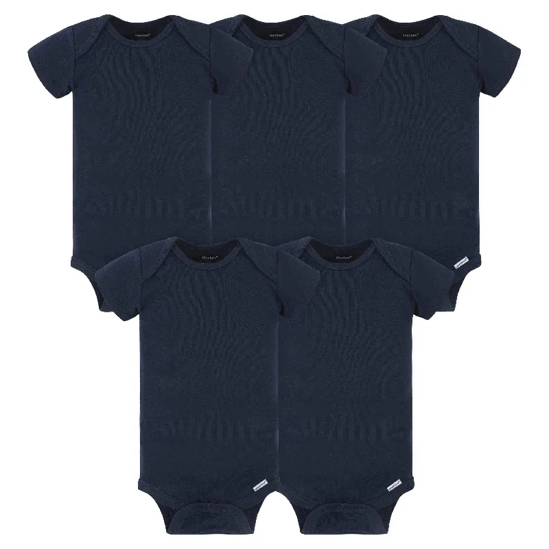 5-Pack Baby Navy Onesies® Bodysuits