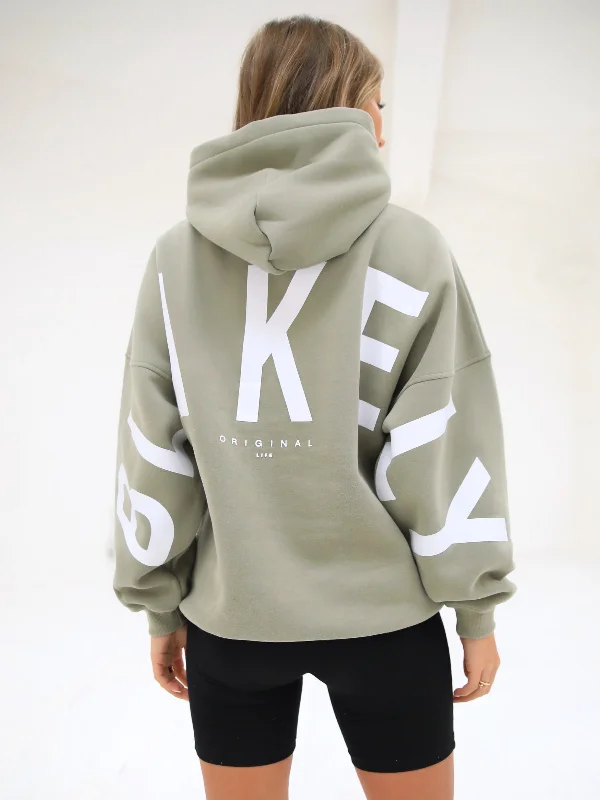 Isabel Oversized Hoodie - Olive