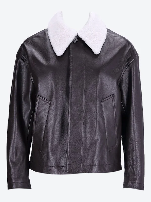 Leather misc jacket