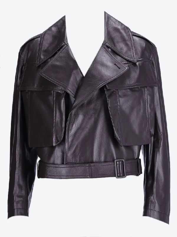 Leather misc jacket