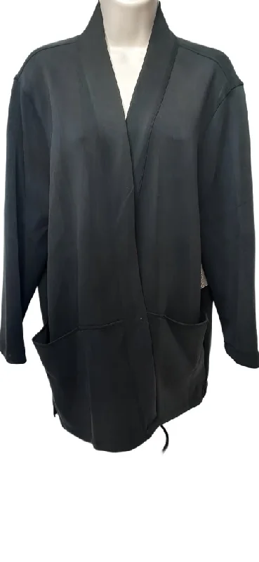 Jacket-Black-Long Sleeve-2 Pockets-Women;s-M42109jm