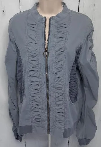 Women's BLUE-2 Pocket-Zippered Jacket