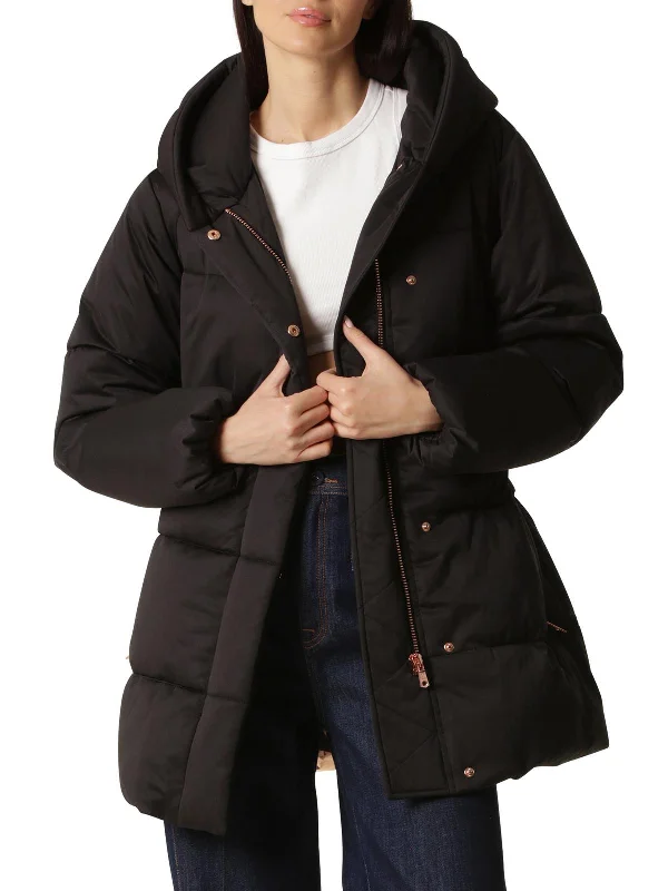 Womens Quilted Cold Weather Puffer Jacket