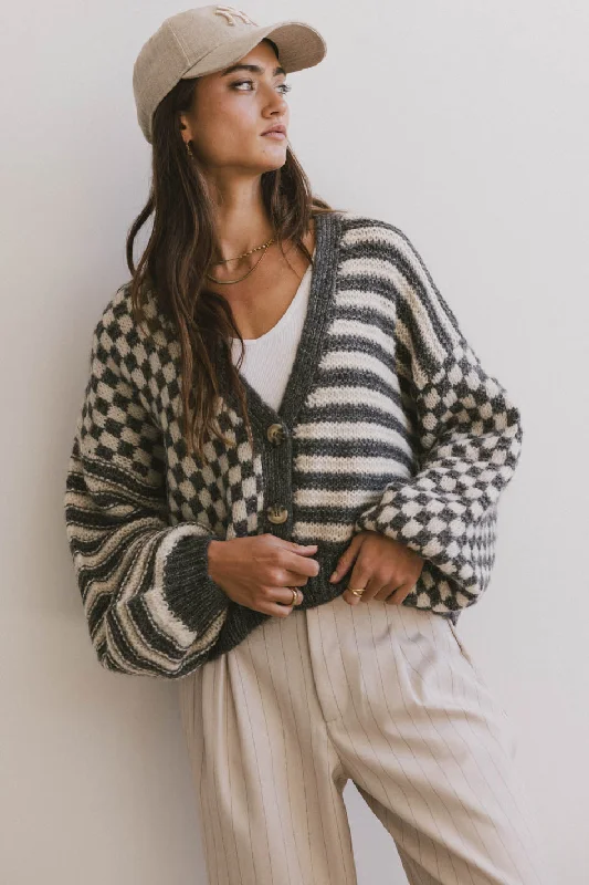 Janey Cardigan in Charcoal