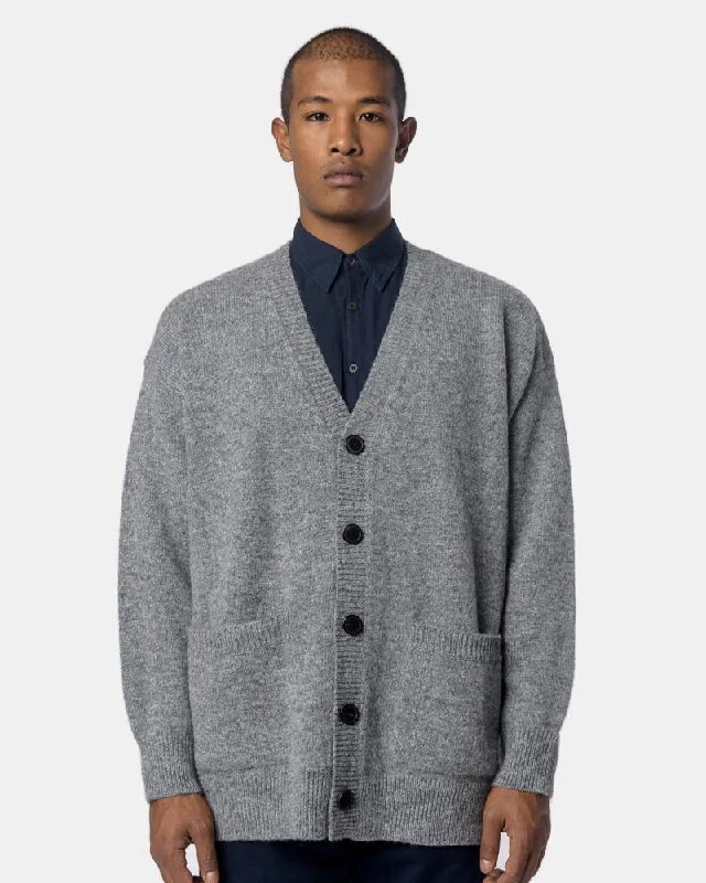 Taxes Cardigan in Light Grey