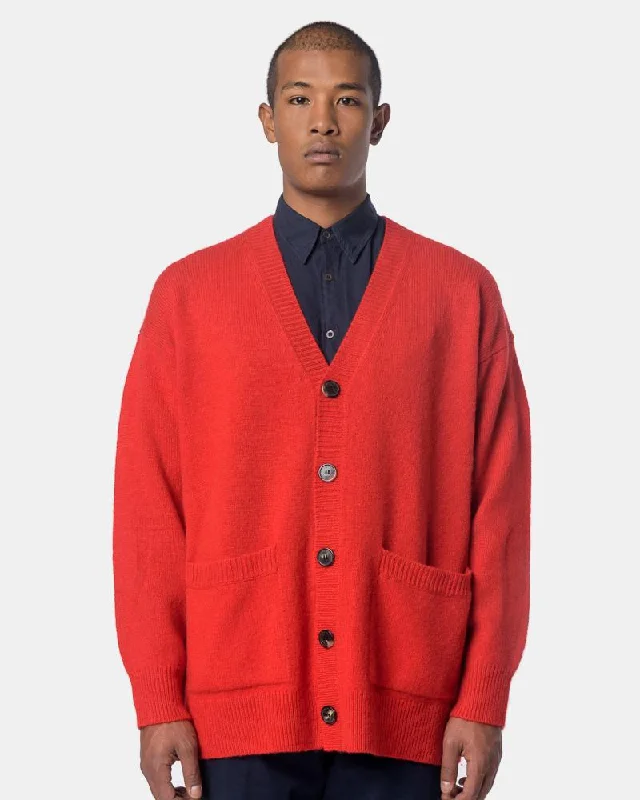 Taxes Cardigan in Red