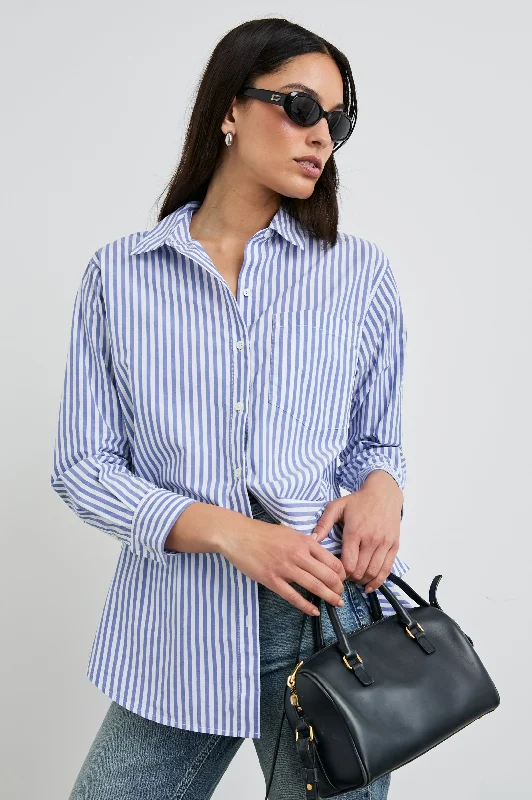 ELSA SHIRT - MARINER WHITE STRIPE