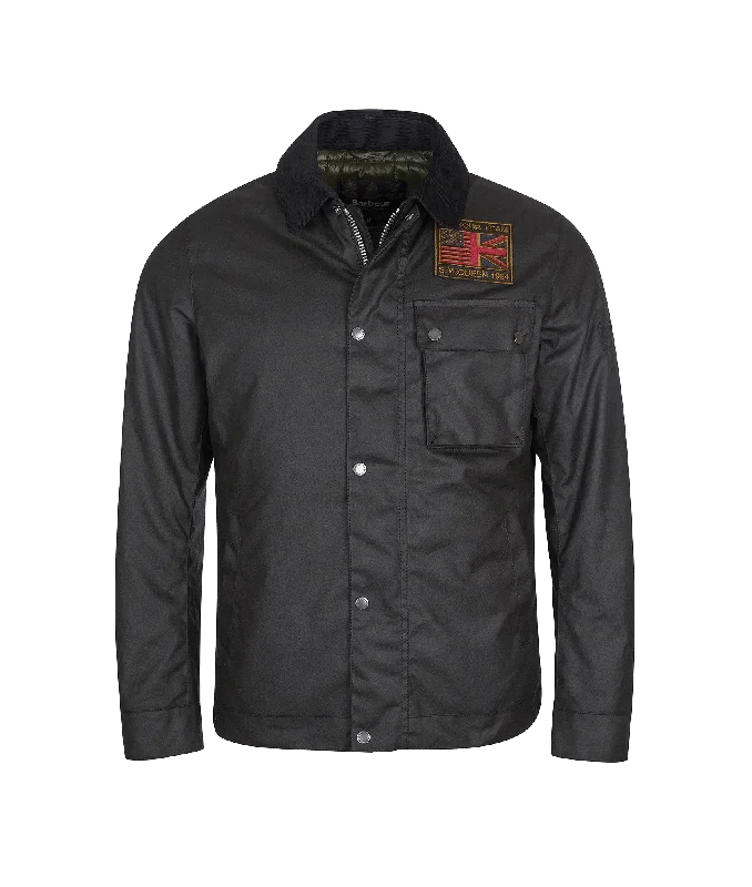 Steve McQueen Workers Wax Jacket - Black