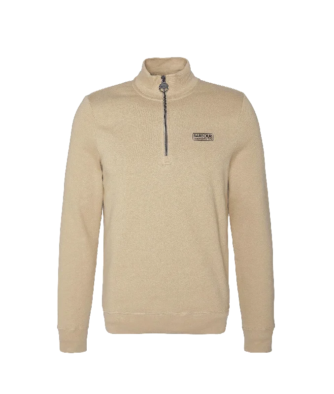 Essential Half-Zip Sweatshirt - Beige