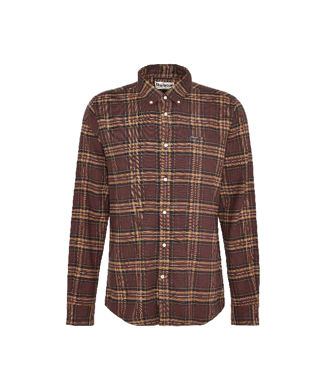 Drumhill Tailored Long Sleeved Shirt - Brown