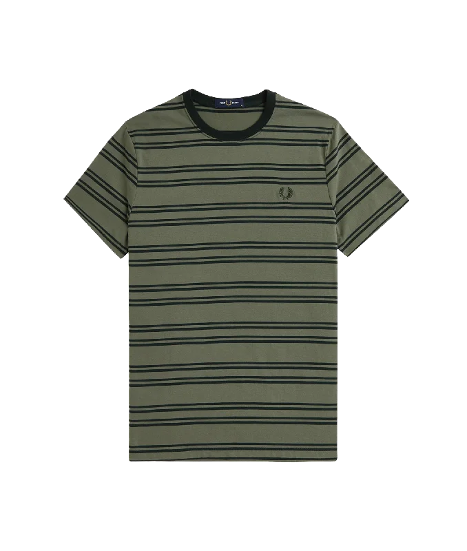 Fine Stripe T-Shirt - Green