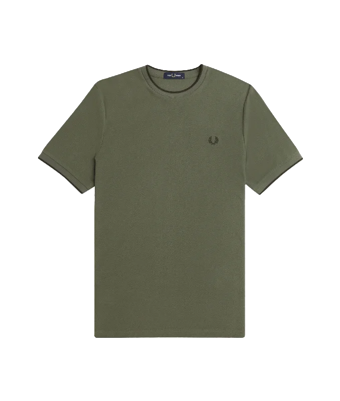 Crepe Piqué T-Shirt - Green