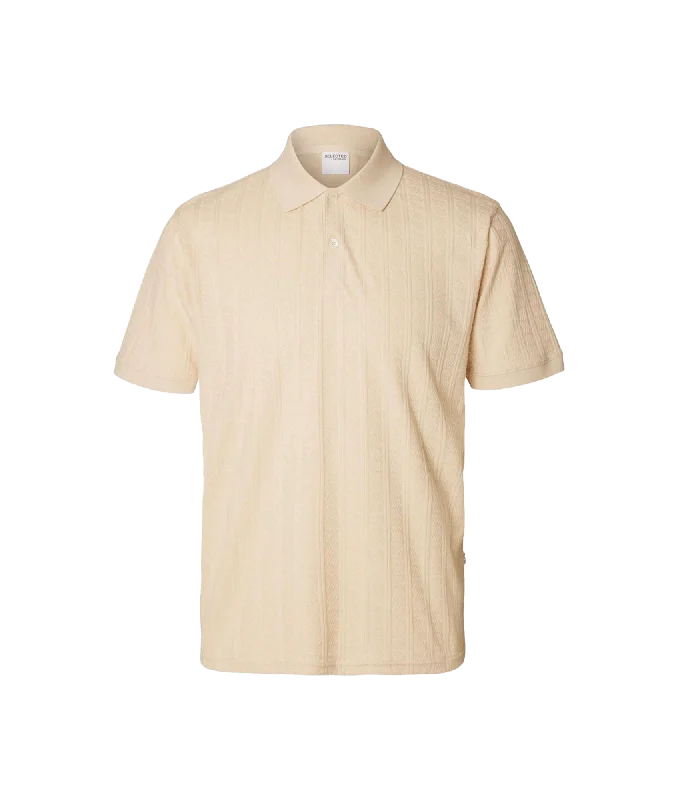 Cotton Polo Shirt - Cream