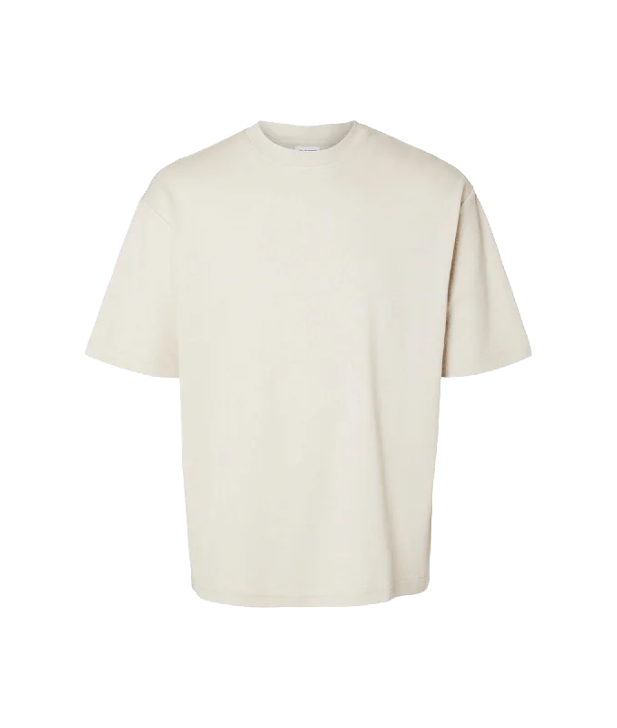 Oversized Short Sleeve T-Shirt - Cream