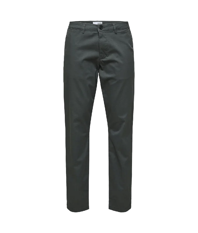 Mens Selected Homme Trousers - Grey