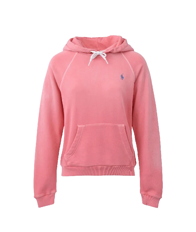 Shrunken Fit Fleece Hoodie - Pink