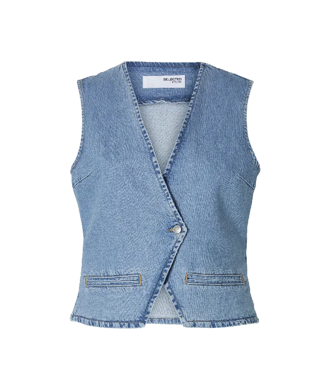 Denim Vest - Blue